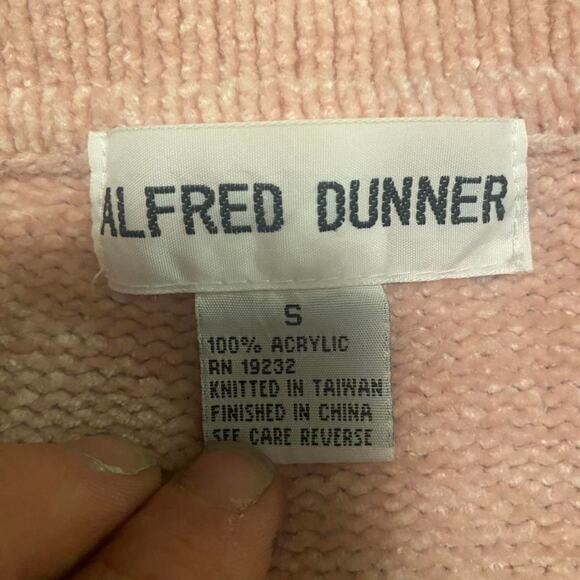Vintage Y2K Alfred dunner pink womens sweater - Picture 5 of 5